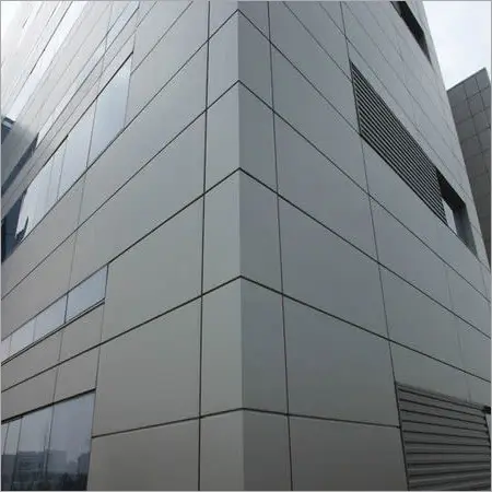 Sleek metallic wall cladding on a high-rise building, completed by Roofing Whangarei’s expert Cladding Services Whangarei.