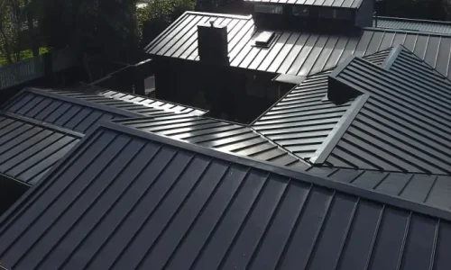 A gleaming metal roof highlights the re-roofing results delivered by Roofing Whangarei. A gleaming metal roof highlights the re-roofing results delivered by Roofing Whangarei.